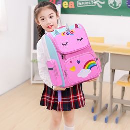 Backpacks Children s Boys Girls Bag In Grades 1 And 2 Aged 6 12 Waterproof Primary Schoolbag 230731
