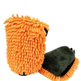 Car Sponge Cleaning Tool Microfiber Chenille Wash MiWith Waterproof Liner Inside Ultra Soft Mit Washing Gloves1270T