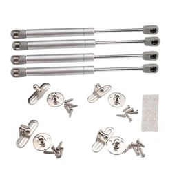 Parts 4pcs 100N 22 5lb Bracket Front Hood Hinge Steel RV Pneumatic Universal Gas Spring Lift Support Furniture Cabinet Strut Bar213K