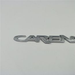 For Kia CARENS Rear Trunk Chrome 3D Letter Badge Emblem Auto Tail Sticker258s