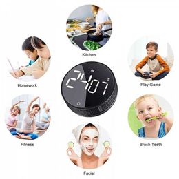 Timers Magnetic LED Digital Display Kitchen Cooking Shower Timer Training Stopwatch Alarm Clock