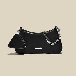 Hbp Crossbody Bags Evening Bag 2 Pcs Set Luxury Designe Small Tote Handbag for Women New Trends Brand Chain Shopper Shoulder Phone Wallet 220811