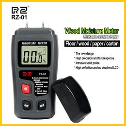 Moisture Metres RZ Wood Moisture Metre Hygrometer Timber Damp Detector Tree Density Digital Wood Humidity Tester 230731