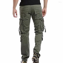 Men's Pants Fasion Military Caro Mens Trousers Overalls Casual Bay Army Men Plus Size Multi-pocket Tactical