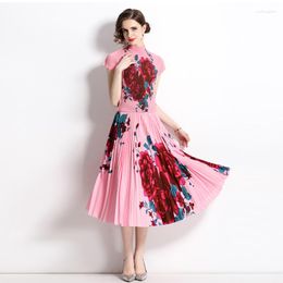 Work Dresses Summer Two-piece Set For Elegant Women Sets Womens Outfits Pink Chic Short Sleeve Woman Dress Fashion Women's Suits Midi