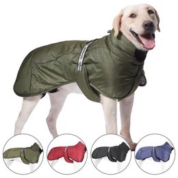 Dog Apparel Winter Warm Large Dog Clothes Pet Down Jacket Thicken Dogs Coat Windproof Dogs Clothing for Medium Large Dogs Labrador Costume 230729