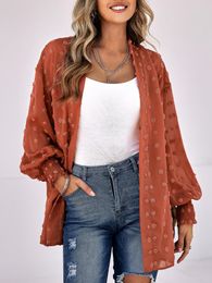 Women's Jackets Coat Women Jacquard Long Sleeve Thin Cardigan 2023 Summer Fashion Street Style Leisure Office Clothing Tops