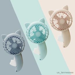 Electric Fans Handdeld Fan Portable Electric Hand Pressure Fan Mini Without Battery Household Office Cute Fan Cooling Held Fan R230802