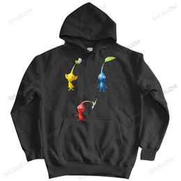 Men's Hoodies Mens Luxury Cotton Shubuzhi Pullover Pikmin Creative Men Sweatshirt Novelty Top Unisex Hoody Loose Style Coat