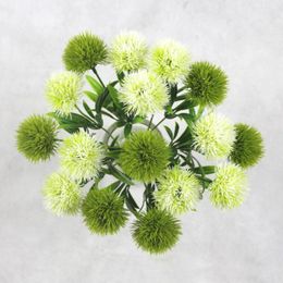 Single stem Artificial flowers dandelion 25cm Plastic Flower Wedding decorations Table Centrepieces