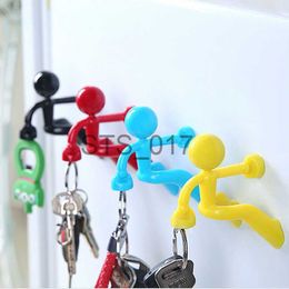 Fridge Magnets Creative Wall-climbing Villain Magnet Key Hook Magnetic Refrigerator Magnets Seamless Magnetic Storage Rack Home Decor x0731