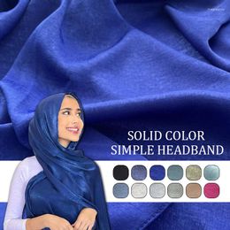 Ethnic Clothing Muslim Women Hijab Chiffon Lace Head Wrap Scarf Shawl Turba Headscarf Fashion Simple Islamic Shawls