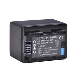 Camera Batteries 2685mAh BP-727 BP727 Battery for BP 727 BP-718 BP-709 BP-745 VIXIA HF M50 HF M52 HF M500 HF R30 HF R32 Battery x0731