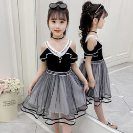 Girl Dresses Girls Dress Strapless Summer For 2023 Casual Party Princess Kids Teen Clothes 4 6 7 8 9 10 11 12 Years