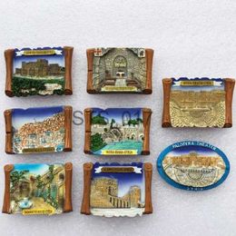 Fridge Magnets Fridge Magnet Souvenir Syria Tourist The Historical Site Damascus 3d Resin Refrigerator Magnets Sticker Country Travel Decor x0731