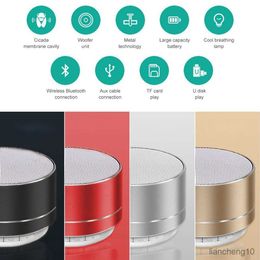 Portable Speakers Wireless Bluetooth Small Steel Cannon Subwoofer Portable Mini Gift Card Bluetooth SpeakerColor R230731