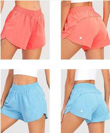 lulus Womens Yoga Outfits High Waist Shorts Exercise Short Pants Fitness Wear Girls Running Elastic Adult Sportswear Prevent Wardrobe Malfunction design63ess