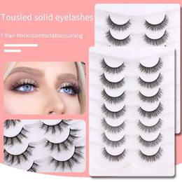 False Eyelashes Three dimensional eyelashes, Seven rows of white boxes