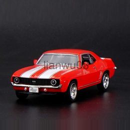 Diecast Model Cars Gifts For Children Simulation Exquisite Diecasts Toy Vehicles 1969 Camaro SS Supercar RMZ city 136 Alloy Collection Model Car x0731
