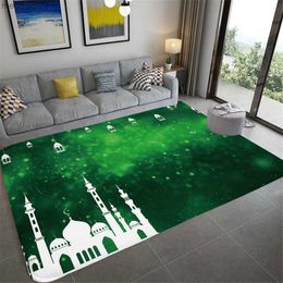 Carpets Islam Prayer Rug Ramadan Festival Portable Prayer Rug Muslim Kneeling Poly Mat for Muslim Prayer Mat Living Room Carpet Doormat R230731