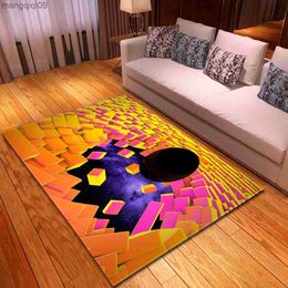 Carpets Carpet Living Room Home Bedroom Decor Children Mat on The Floor Kids Room 3D Three-Dimensional Pattern Hallway Large Rug Tapis R230731