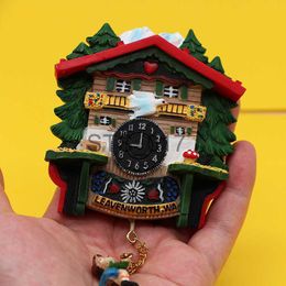 Fridge Magnets Germany Switzerland sheep pipe goo bell 3D magnetic refrigerator Cuckoo clock paste home decoration world tourism souvenir gifts x0731