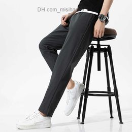 Men's Pants Men's Spring/Summer New Quick Dry Loose Fit Sports 9-Point Trousers Youth Student Fashion Casual Pants Men's Z230731