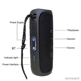 Portable Speakers Flip 6 Wireless Bluetooth Waterproof Stereo Bass Music Tweeter Portable Outdoor Travel Party R230731