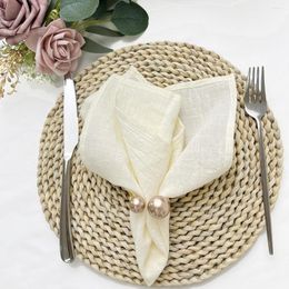 Table Napkin 4pcs El Serving Cloth Napkins 30x45cm Cotton Fabric Serviette Kitchen Tea Towels For Baby Shower Wedding Decoration