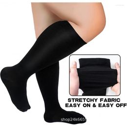Women Socks 15-22 Pound Plus Size Compression High Elastic Fat For Sports Fitness Weight Loss