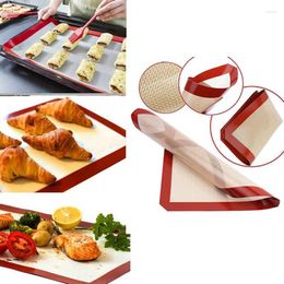 Table Mats 30 21cm Food Grade High Temperature Resistant Baking Silica Gel Pad Makaron Glass Fibre Non Stick