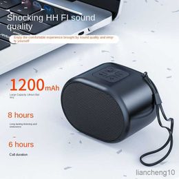 Portable Speakers New Bluetooth high volume outdoor portable mini subwoofer plug-in sound portable R230731