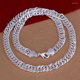 Chains 925 Silver 6mm 10mm Necklaces Chain For Men Fashion Jewelry