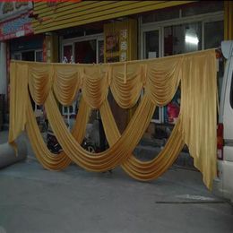 6m Wide Designs Wedding Party Birtyday Stylist Swags For Backdrop Party Curtain Celebration Stage Backdrop Drapes265M