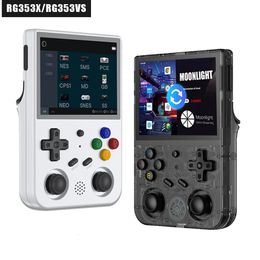 Portable Game Players ANBERNIC RG353V 3 5 INCH 640 480 Handheld Player Built in 20 Simulator Retro Wired Handle Android Linux OS RG353VS 230731