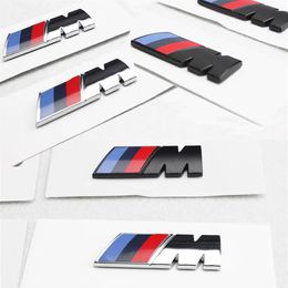 Estilo do carro Motorsport M Performance Car Side Body Sticker Emblema para BMW E36 E39 E46 E90 E60 E30 F10 F30 E87 E53 X5 F20 E92224z