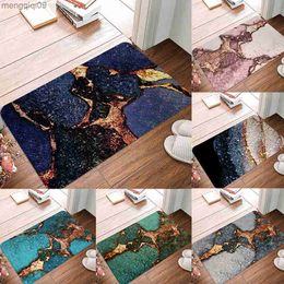 Carpets Entrance Doormat Marble Pattern Kitchen Mat Living Room Bedroom Bedside Anti-Slip Rug Home Decor Floor Carpet Welcome Mat Tapis R230731