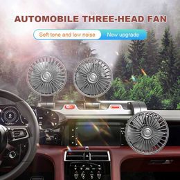 Electric Fans Head Car Cooling Fans Car Air Circulator Fan Low Noise Rotatable for Car Truck Van SUV ATV Boat R230802