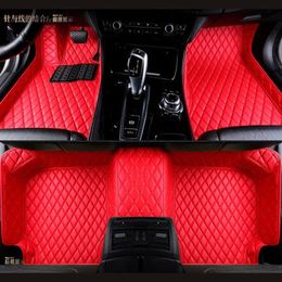 Luxury Custom 12 Colors floor mats Suitable For 2005-2021 Cadillac ATS CTS CT6 SRX XT5 XT6 XTS Waterproof Non-slip2493