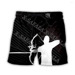 Men's Shorts Archery Team Player Gift Customized Swimming Summer Beach Holiday Pants Sports Half Pants-10