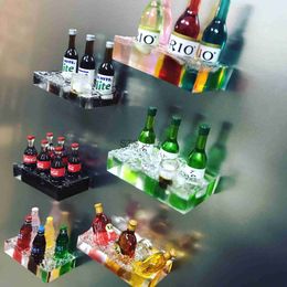 Fridge Magnets Wine refrigerator magnets simulation materials desktop ornaments decorative scenery accessories creative props x0731