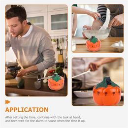 Timers Manual Kitchen Gadget Supplies Timers For Kids Pumpkin Plastic Decorative Reminder Child Timers Children