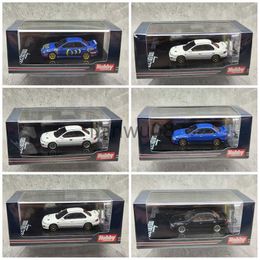 Diecast Model Cars Hobby Japan 164 Impreza WRX GC8 Diecast Model Car Toy Alloy Metal Collection Toys Vehicle With Acrylic Box Gift For Children x0731