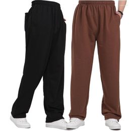 Men's Pants Spring Summer Large Pure Color Loose Casual Thin Long Comfortable Elastic Male Trousers Plue Size XL 2XL 3XL 4XL 5XL