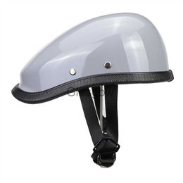 Motorcycle Helmets Japan Half BaseBall Cap Berets Motorcycle Helmet Classic Retro Open Face Helmets Electric Motorbike Scooter Riding Cascos Moto x0731