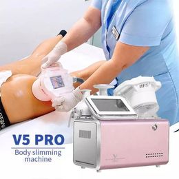 V5 Pro 3 in 1 Vacuum Cavitation System Hifu Body Shape Equipment Skin Tightening Cellulite Removal Beauty Machine Velabody shape