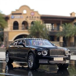 Diecast Model Cars 124 Mulsanne Alloy Luxy Car Model Diecasts Toy Vehicles Metal Toy Car Model Simulation Sound Light Collection Childrens Gifts x0731