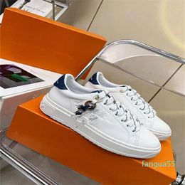 2023 High-Quality small shoes Designer Casual shoe Screener Sneakers board Men Women Sneaker Classic Blue Pink Crystal Low Top Leather