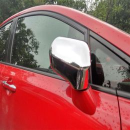 High quality 2pcs ABS chromes car side door mirror protection decoration cover cap for Honda civic 2006-2011 The 8th Generation293I