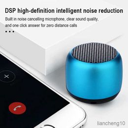 Portable Speakers Wireless Bluetooth Mini Portable Small Steel Heavy Subwoofer Outdoor Mini Stereo Sound Car Audio R230731